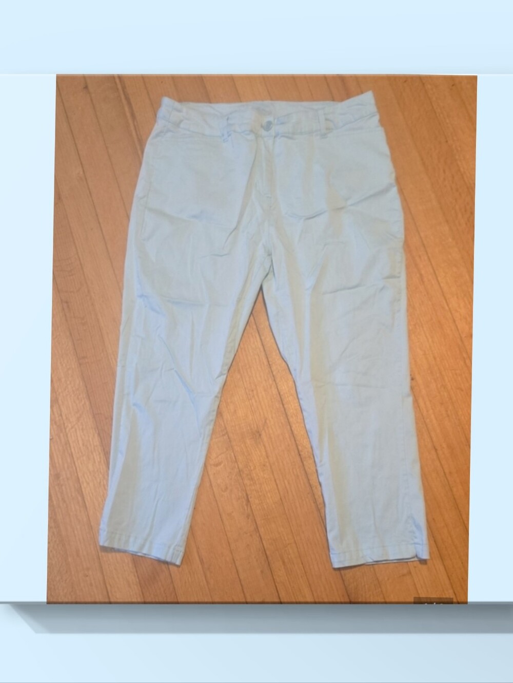 Lulu-B Light Turqoise Ankle Pants Size 16